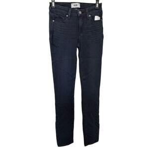 New PAIGE Women's Black Skyline Skinny Leg Jeans Size 24